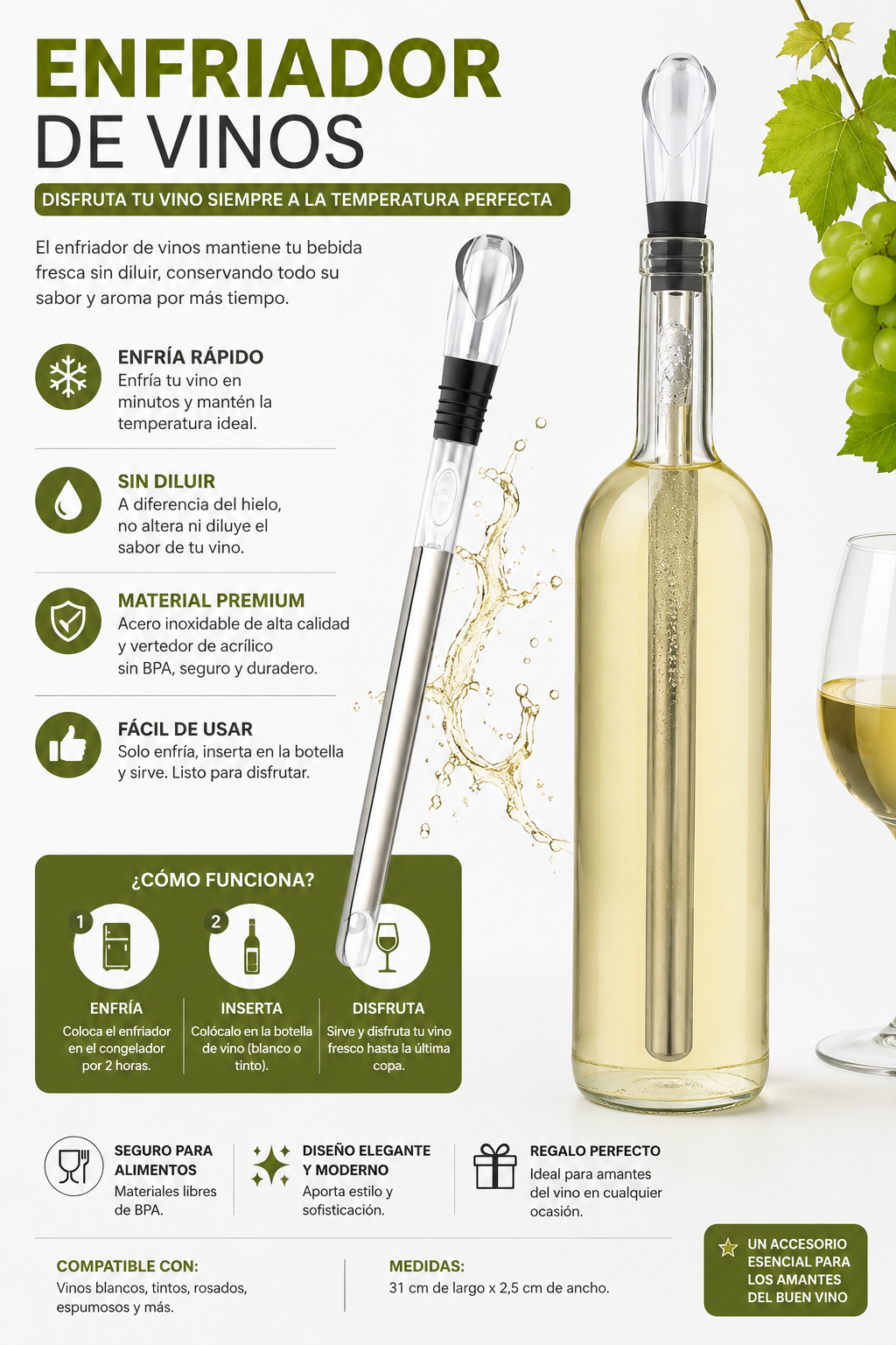 Enfriador de vinos